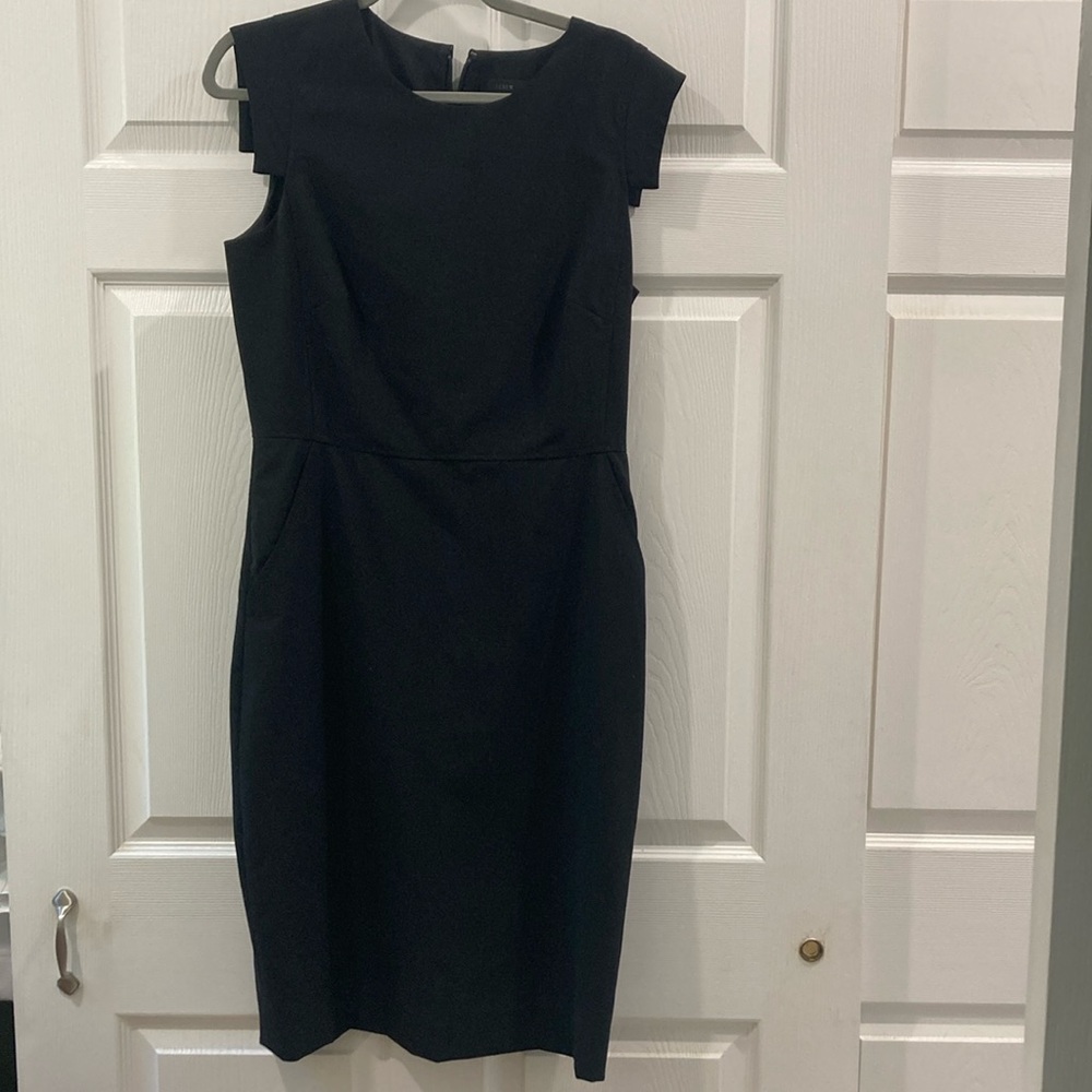J. Crew Black Resume Dress